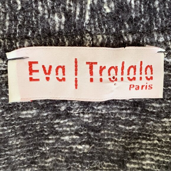 Eva Tralala Paris Charcoal Knit Cardigan – Size 2 - Picture 6 of 7
